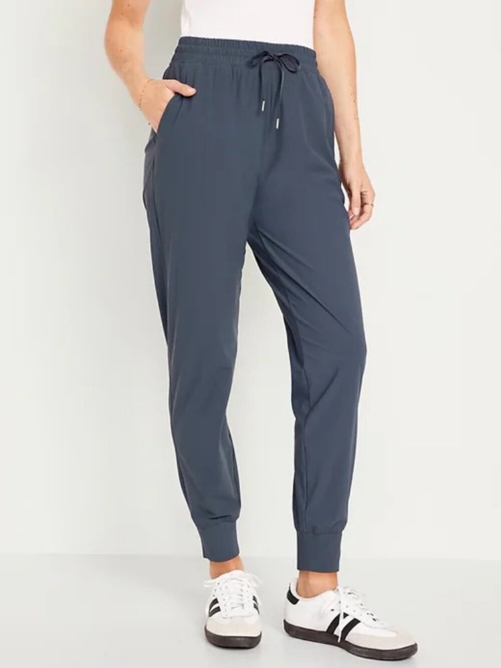 OLD NAVY High-Waisted SleekTech Joggers - Dusk Navy - Medium - NWOT